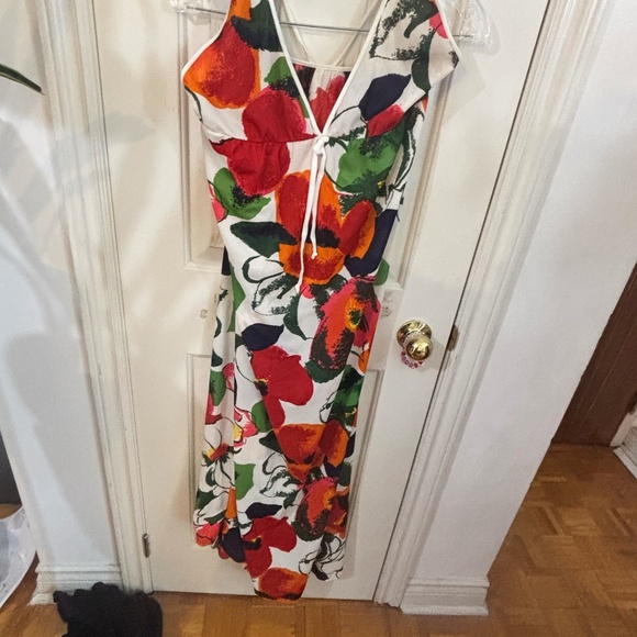 1970s vintage floral halter dress - Picture 8 of 8